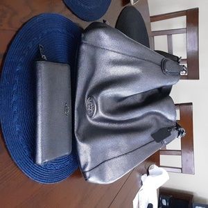 Coach Pocketbook with matching wallet